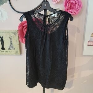 CAbi Lace Sleeveless Top